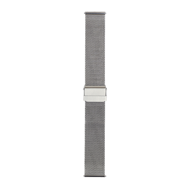 LUADA 2 Ersatzarmband Edelstahl Mesh-Loop Silber