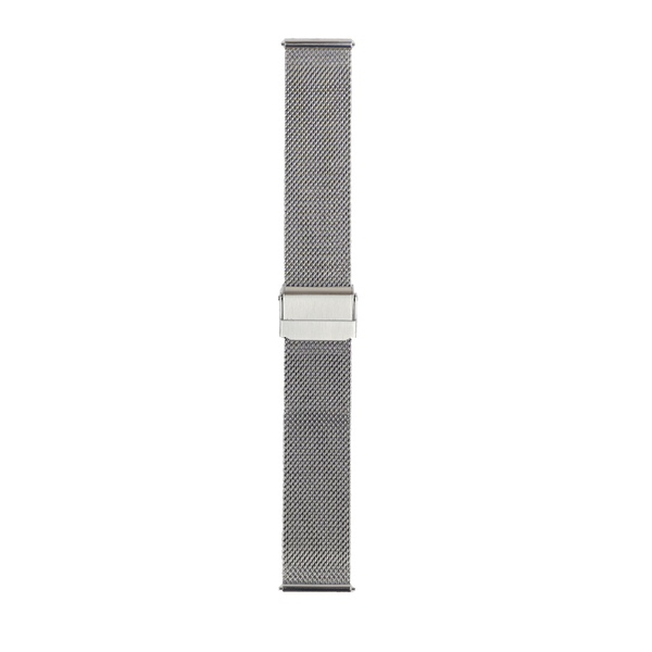 LUADA 2 Ersatzarmband Edelstahl Mesh-Loop Silber