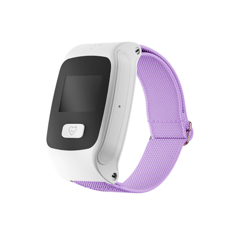 Weiches Stretch-Armband für Ihre LUADA 2 Notrufuhr - Gehäuse Weiss
