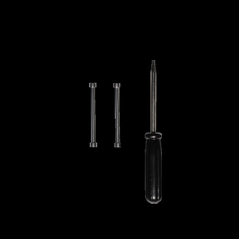 2x Spring Bars, 2x Screws (incl. Tool)