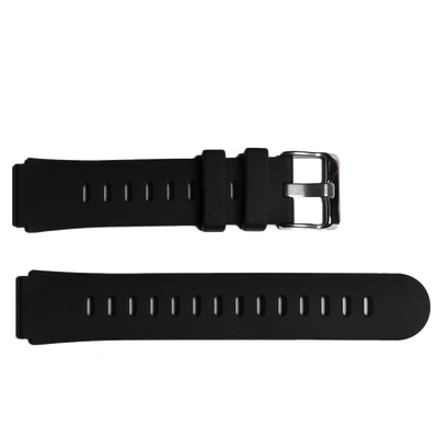 LUADA Ersatzarmband Silikon Schwarz